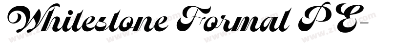 Whitestone Formal PE字体转换